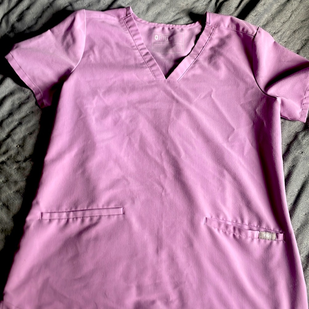 Baby pink figs XS top and joggers